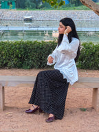 Polka Dot Maxi Skirt