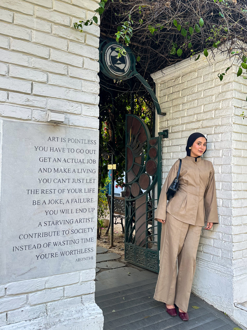 Sandstone Pleated Co-ord Set