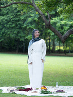 Ivory Ease Wrap Co-Ord Set