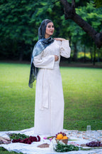 Ivory Ease Wrap Co-Ord Set