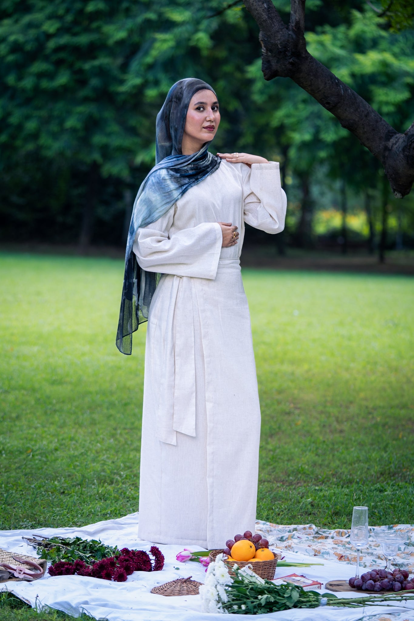 Ivory Ease Wrap Co-Ord Set