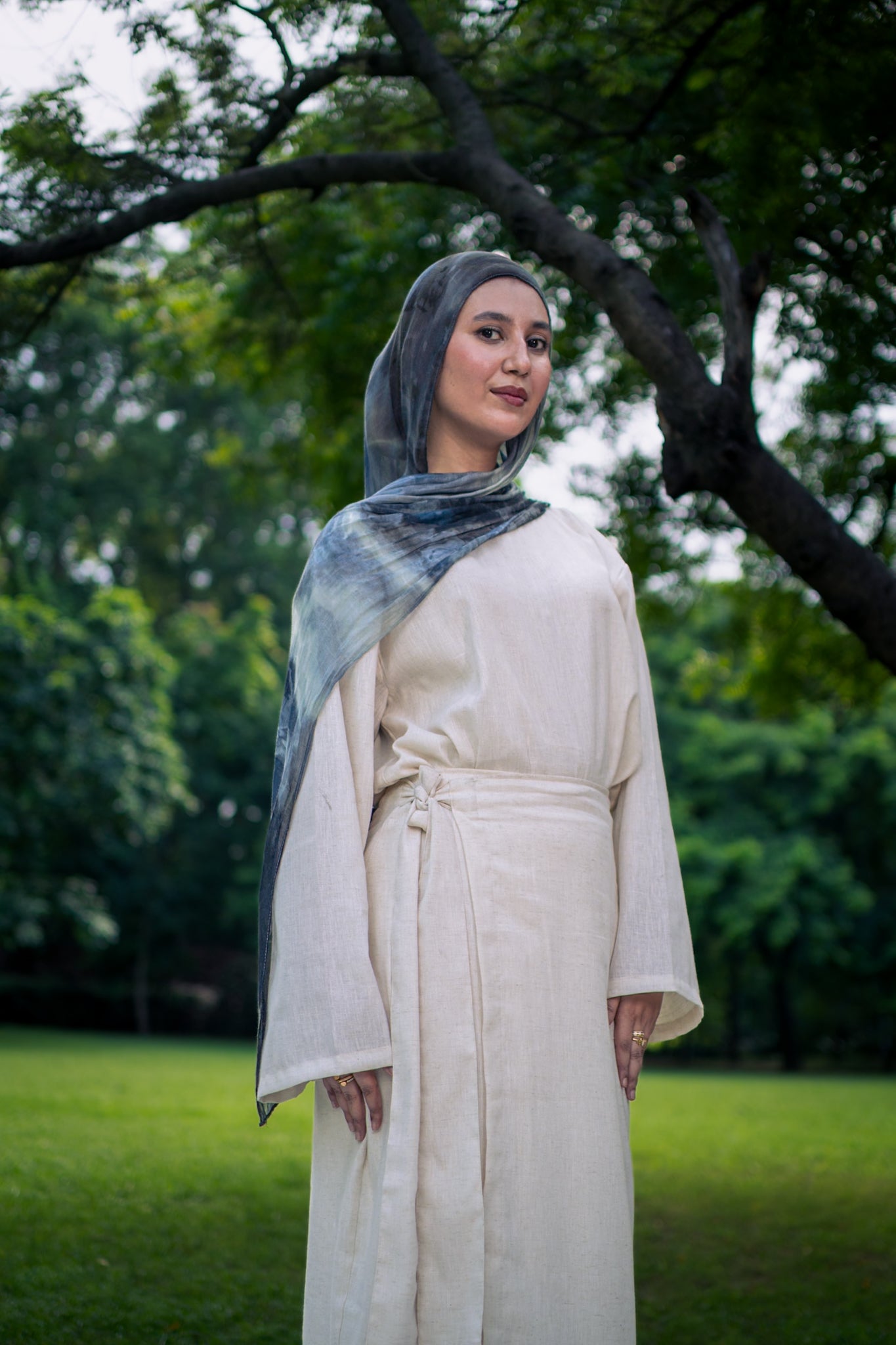 Ivory Ease Wrap Co-Ord Set