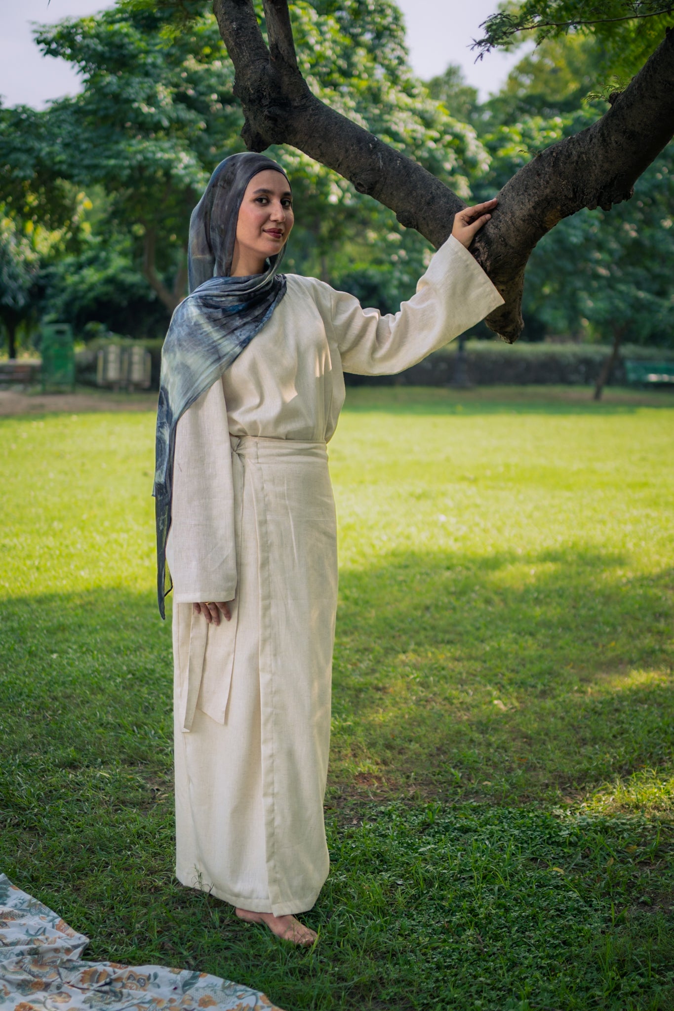 Ivory Ease Wrap Co-Ord Set