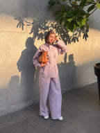 Lilac Pleated Co-ord Set