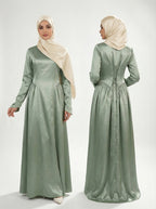 Sage Green - Corset Gown