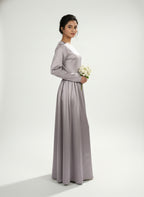 Lavender Grey - Corset Gown
