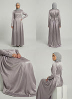 Lavender Grey - Corset Gown