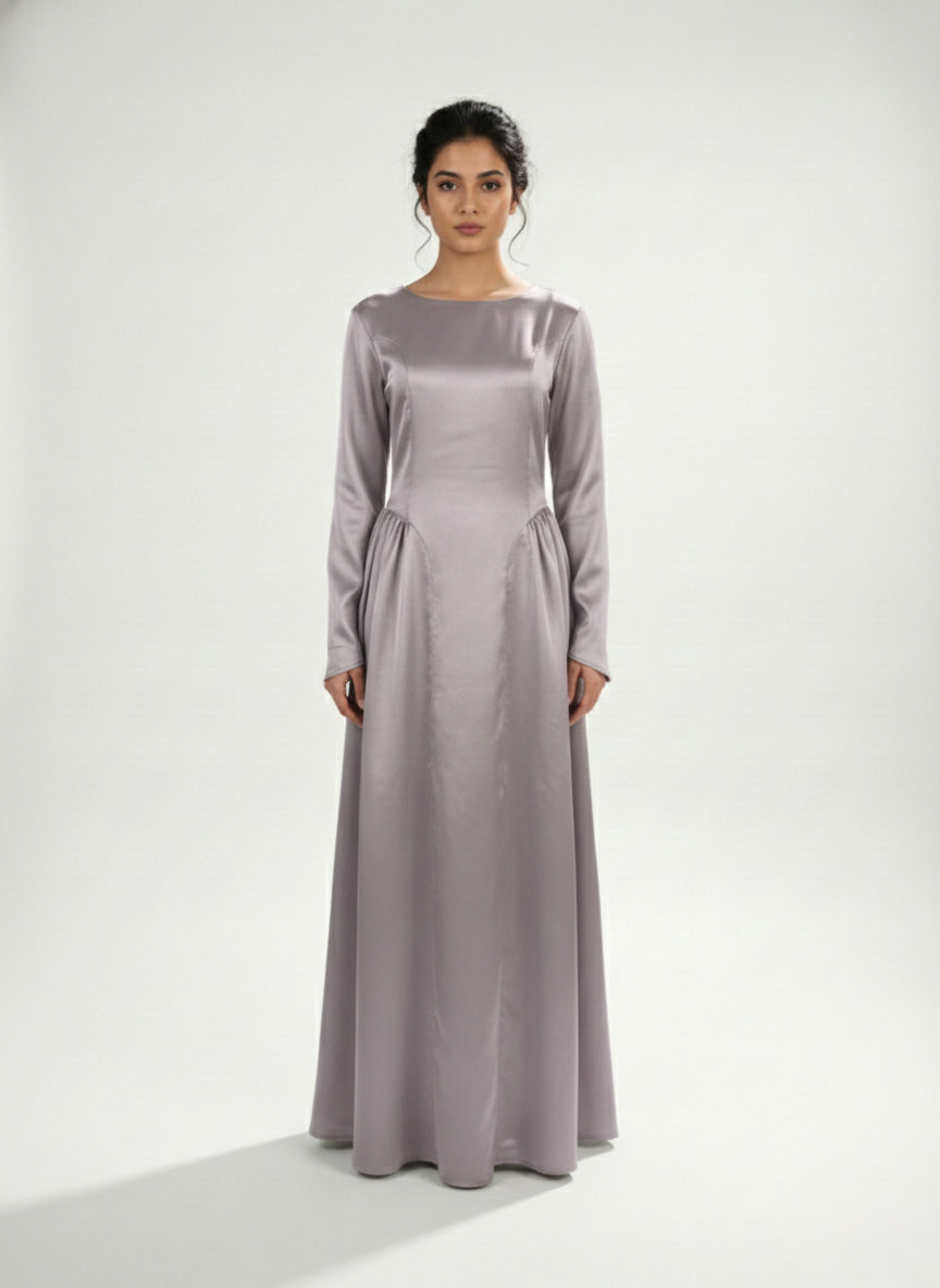 Lavender Grey - Corset Gown