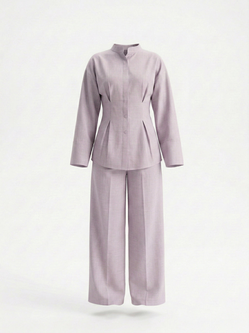 Lilac Pleated Co-ord Set