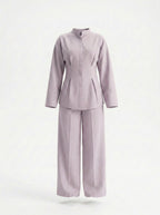 Lilac Pleated Co-ord Set