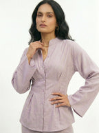 Lilac Pleated Co-ord Set